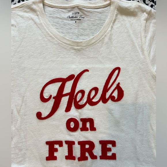 Women's Heels On Fire Graphic Tee - Picture 2 of 4